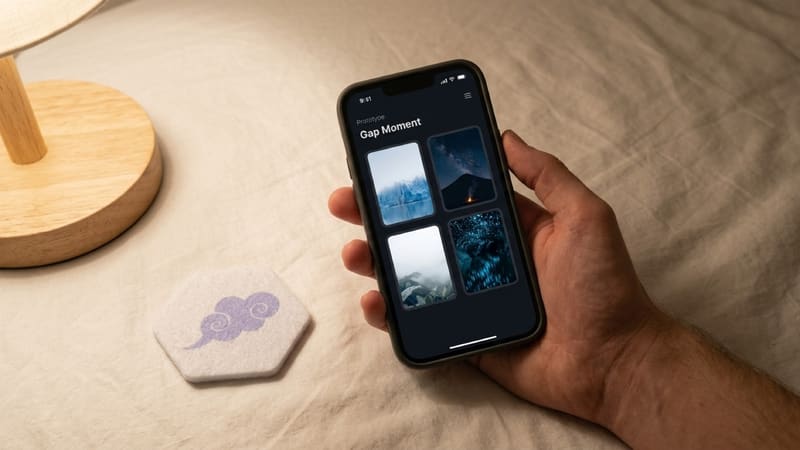 Opening the app and choosing a world